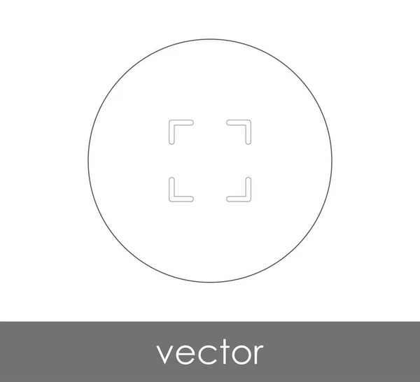 Icon Design Erweitern Vektor Illustration — Stockvektor