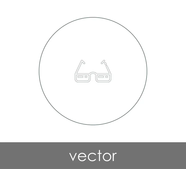 Brille Icon Vektor Illustration — Stockvektor