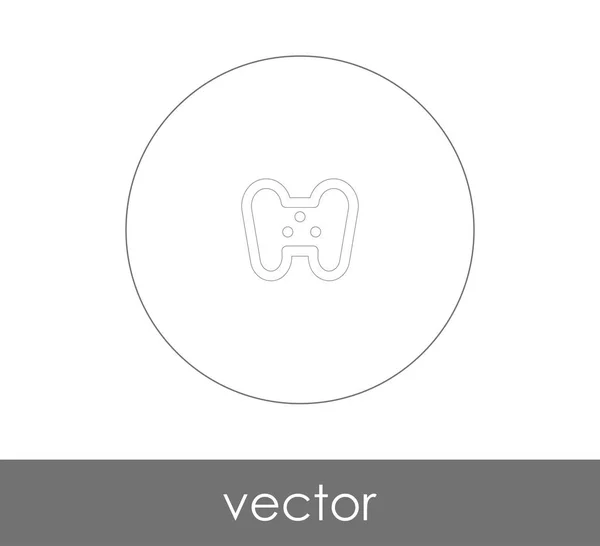 Icône Joystick Pour Conception Web Les Applications — Image vectorielle