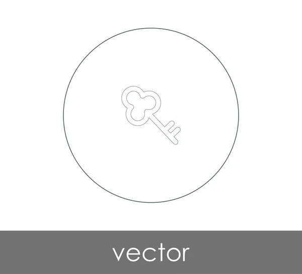 Key Icon Vector Illustration — Stock Vector