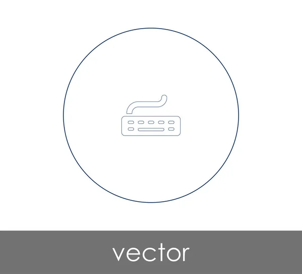 Vektor Illustration Design Des Tastatursymbols — Stockvektor