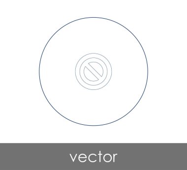 web tasarım ve uygulamaları, vektör illüstrasyon işareti simgesi yasak 