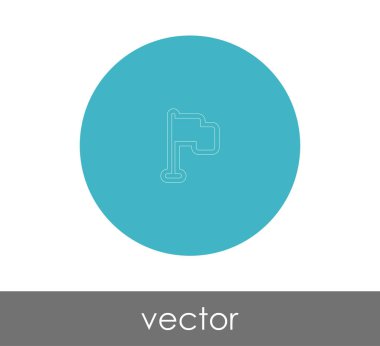 web tasarım ve uygulamaları, vektör çizim için bayrak simgesi