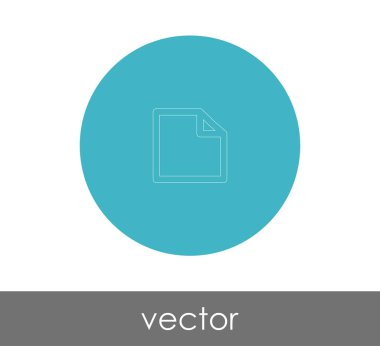 web tasarım ve uygulamaları, vektör çizim için belge simgesi 