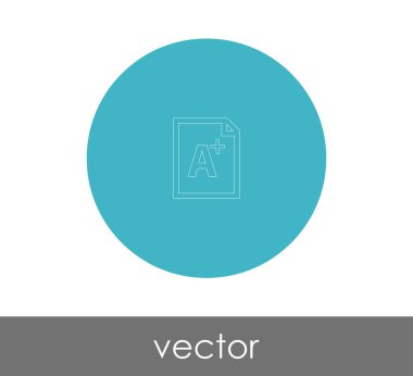 mükemmel sınıf simgesi, vektör çizim