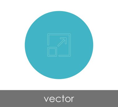 simgesi tasarım, vektör çizim genişletin