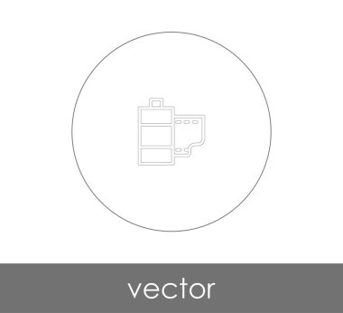 web tasarım ve uygulamaları, vektör çizim için film simgesi 