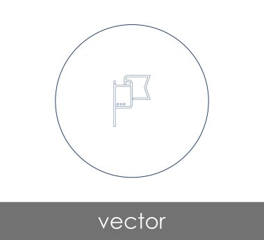 web tasarım ve uygulamaları, vektör çizim için bayrak simgesi