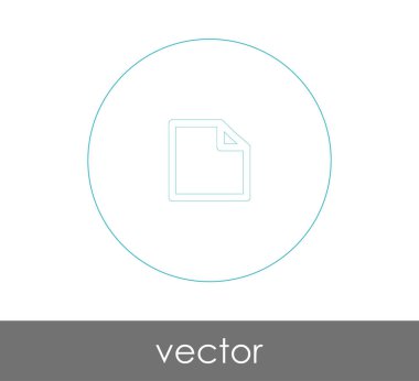 web tasarım ve uygulamaları, vektör çizim için belge simgesi 