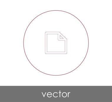 web tasarım ve uygulamaları, vektör çizim için belge simgesi 
