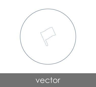 web tasarım ve uygulamaları, vektör çizim için bayrak simgesi