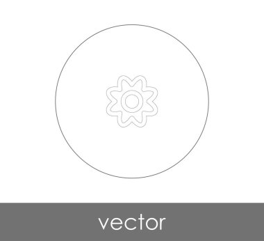 web tasarım ve uygulamalar için çiçek simgesi