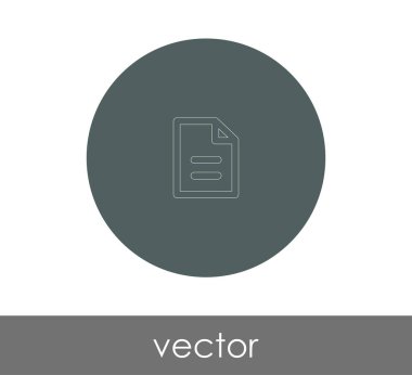 web tasarım ve uygulamaları, vektör çizim için belge simgesi 