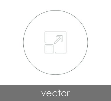 simgesi tasarım, vektör çizim genişletin