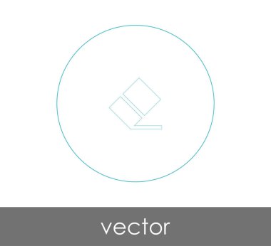 vektör çizim tasarım silgi simgesi