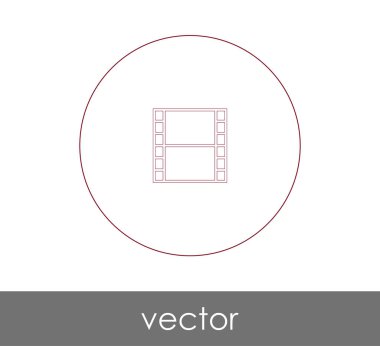 web tasarım ve uygulamalar için film simgesi