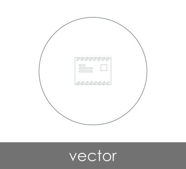 web tasarım ve uygulamalar için zarf simgesi
