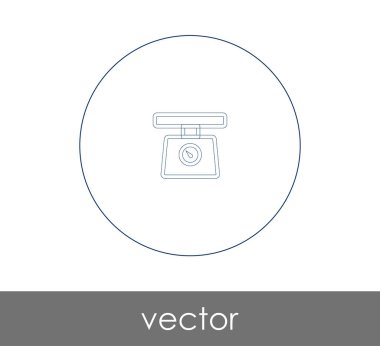 Gıda ölçek simgesi