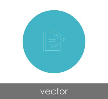 web tasarım ve uygulamaları, vektör çizim için belge simgesi 