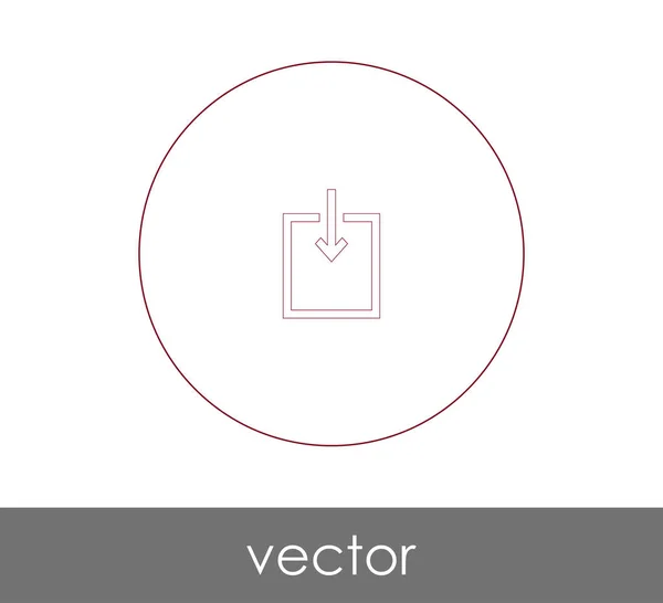 Descargar Icono Flecha Vector Ilustración — Vector de stock