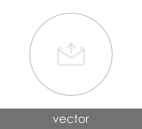 Enviar icono de correo electrónico — Vector de stock