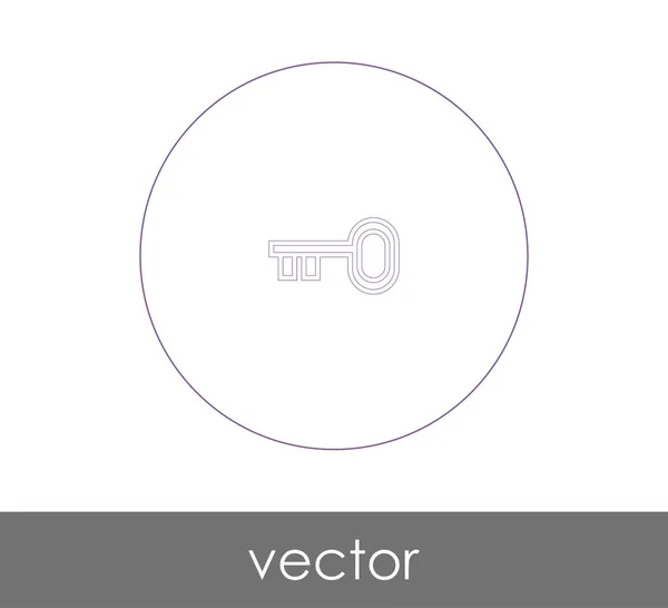 Icono Clave Para Diseño Web Las Aplicaciones — Archivo Imágenes Vectoriales