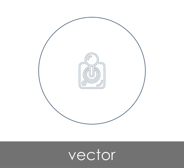 Ikonu Joystick Pro Webdesign Aplikace — Stockový vektor