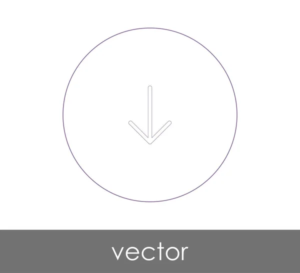 Descargar icono de flecha — Vector de stock