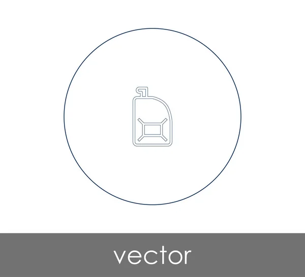 Üzemanyag Lehet Ikon Web Design Alkalmazások Vektor Illusztráció — Stock Vector