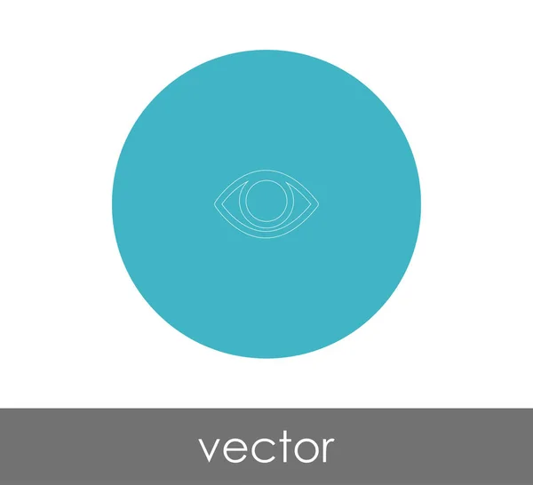 Augengrafik Symbol Vektorillustration — Stockvektor