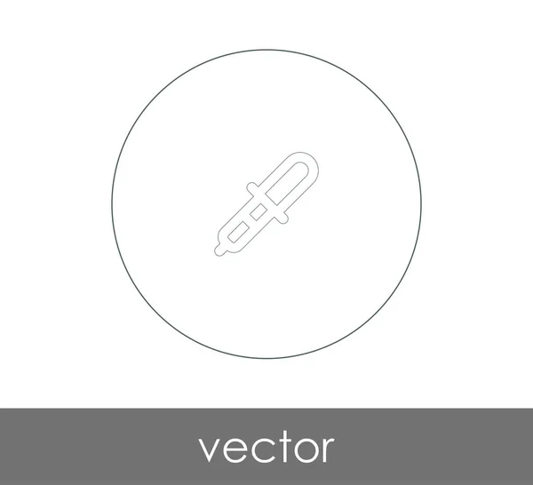 Dropper Medizinisches Symbol Vektorillustration — Stockvektor