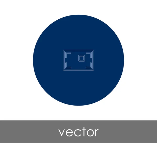 Camera focus icon — Stock Vector