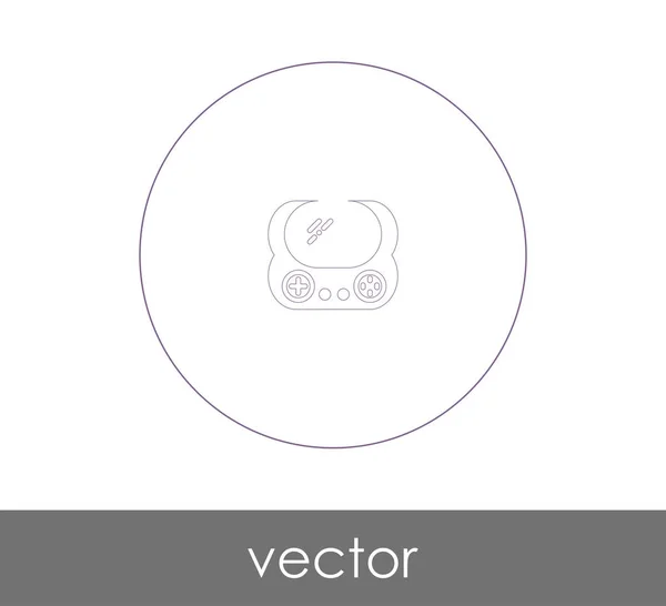 Pictograma Consolei Jocuri Video Pentru Web Design Aplicații — Vector de stoc