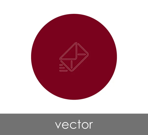 Umschlagsymbol Für Webdesign Und Anwendungen — Stockvektor