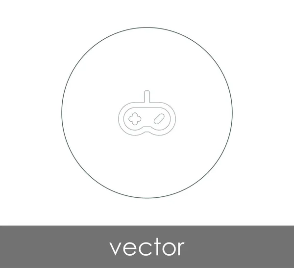 Joystick Pictogram Voor Webdesign Applicaties — Stockvector