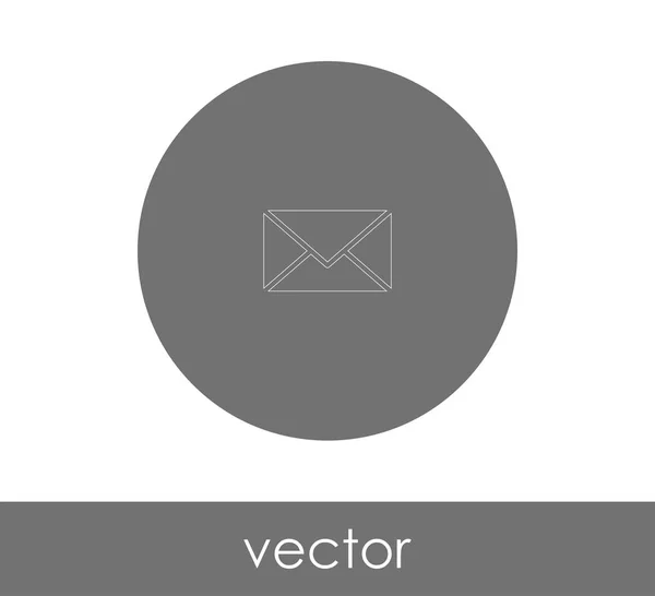 Boríték Ikon Vektor Illusztráció — Stock Vector