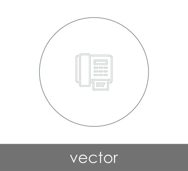 Faxové Zařízení Ikona Pro Webdesign Aplikace — Stockový vektor