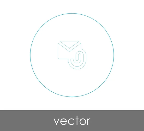 Vektor Illustration Design Von Mail Antwort Symbol — Stockvektor