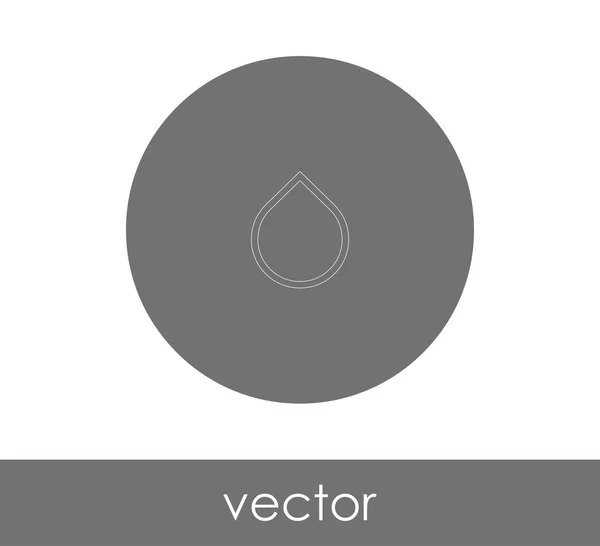 Drop Ikon Vektor Illustration – Stock-vektor