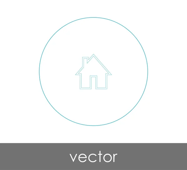 Ícone Home Para Web Design Aplicações — Vetor de Stock