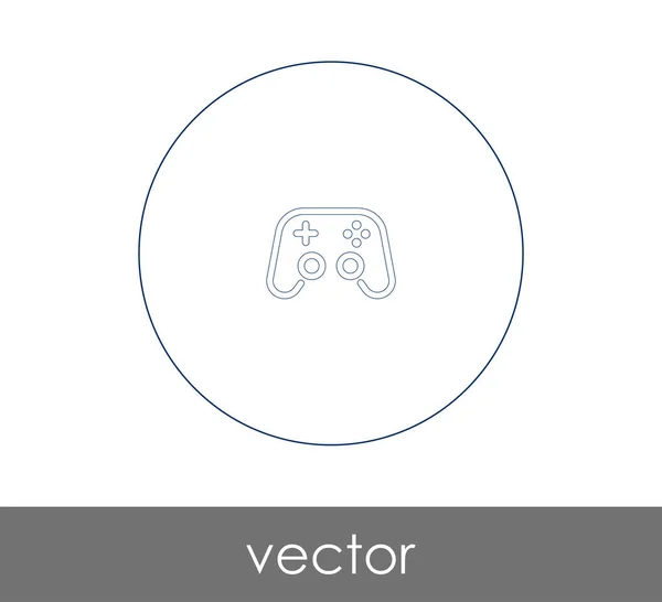 Joystick Ikon Untuk Desain Web Dan Aplikasi - Stok Vektor