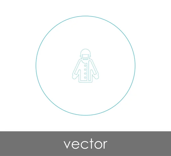 Icône Web Médecin Illustration Vectorielle — Image vectorielle