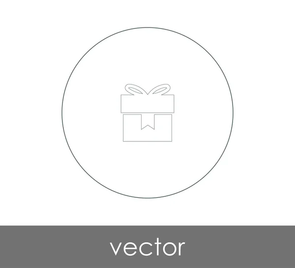 Geschenksymbol Für Webdesign Und Anwendungen — Stockvektor