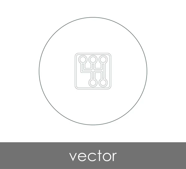 Ícone Caixa Velocidades Para Web Design Aplicações — Vetor de Stock