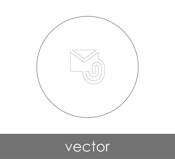Illustration Vectorielle Conception Icône Réponse Email — Image vectorielle