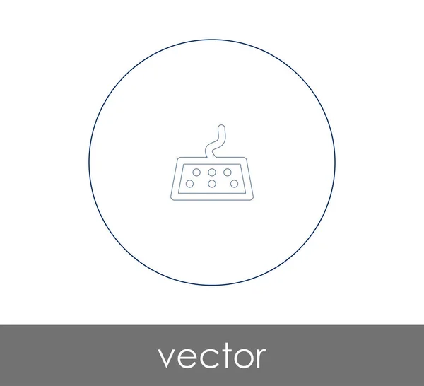 Vektorové Ilustrace Design Klávesnice Ikony — Stockový vektor