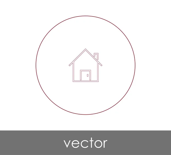 Home Icon Für Webdesign Und Anwendungen — Stockvektor
