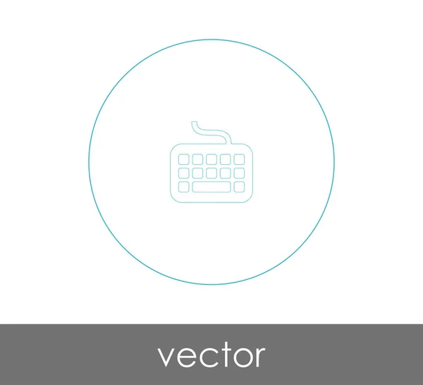 Diseño Ilustración Vectorial Del Icono Del Teclado — Vector de stock