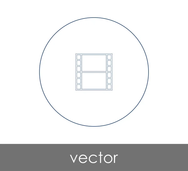 Vektor Illustration Des Video Symbols — Stockvektor