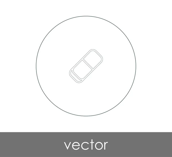 消しゴムのアイコンのベクトル イラスト デザイン — ストックベクタ